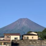 2022年富士登山競走当日、快晴で最高の富士山現る