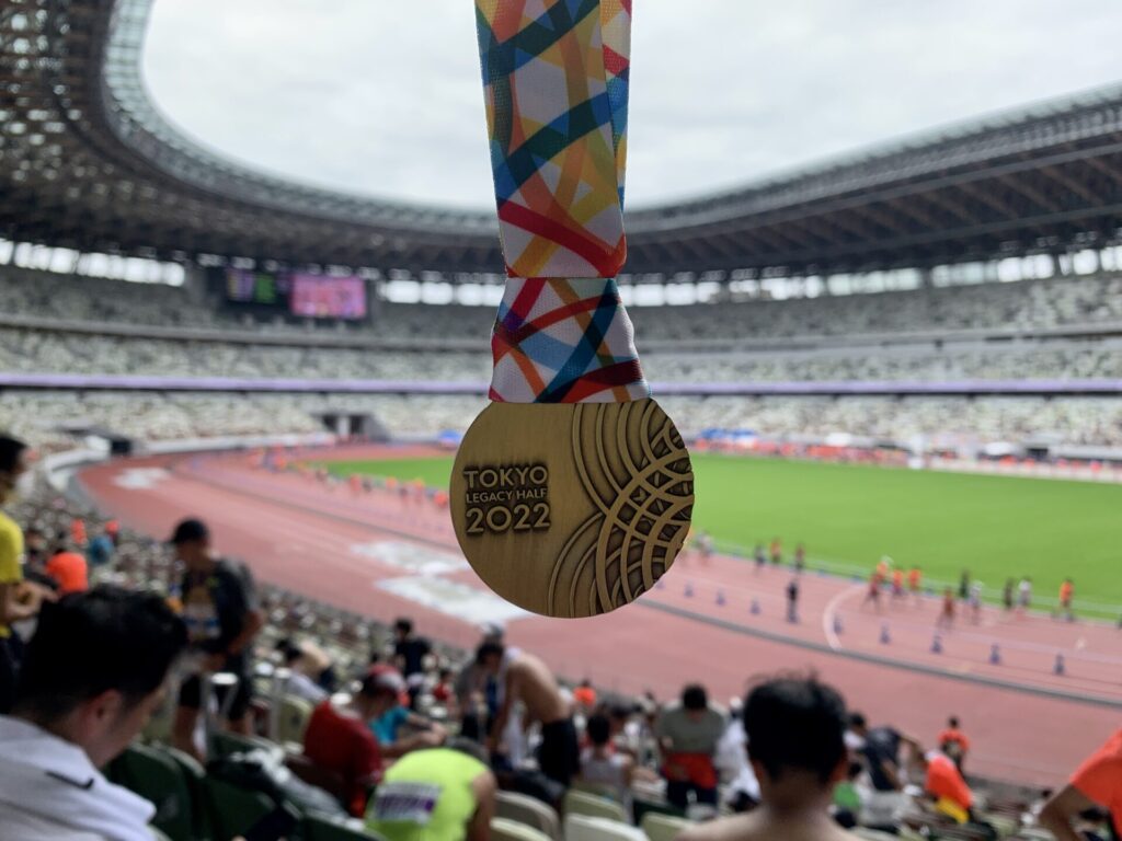 東京レガシーハーフの完走メダル