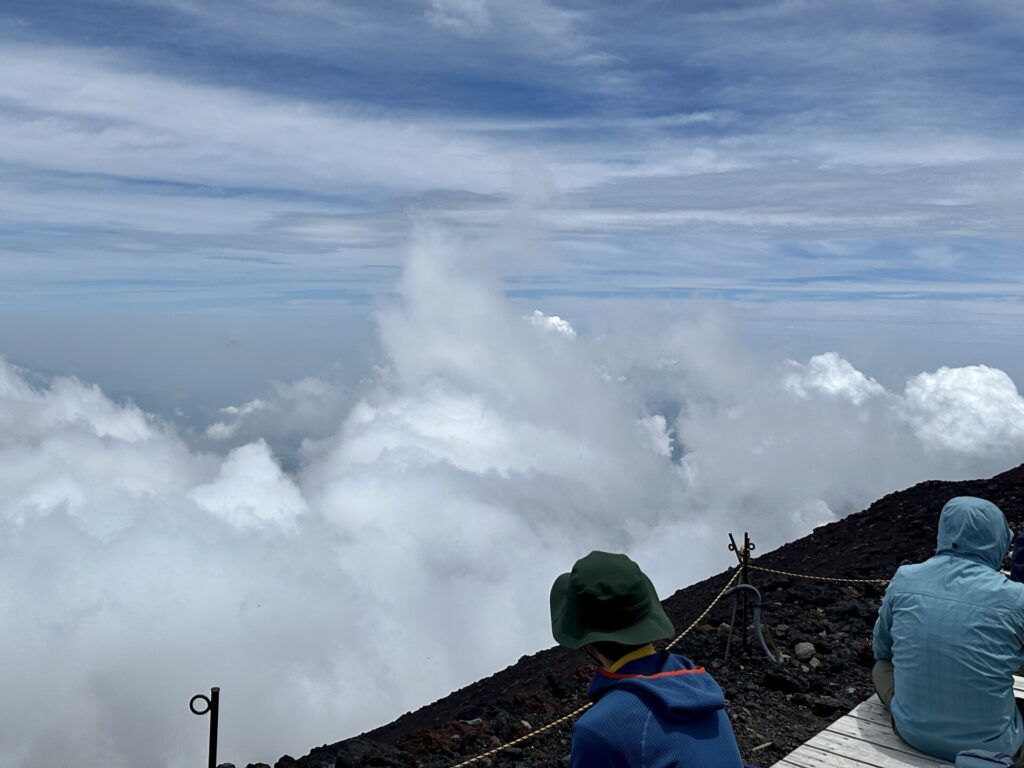 富士登山競走ゴール地点から