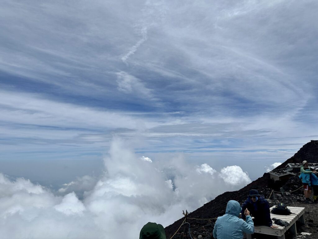 富士登山競走ゴール地点から