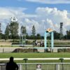 ランニングで競馬場へ
