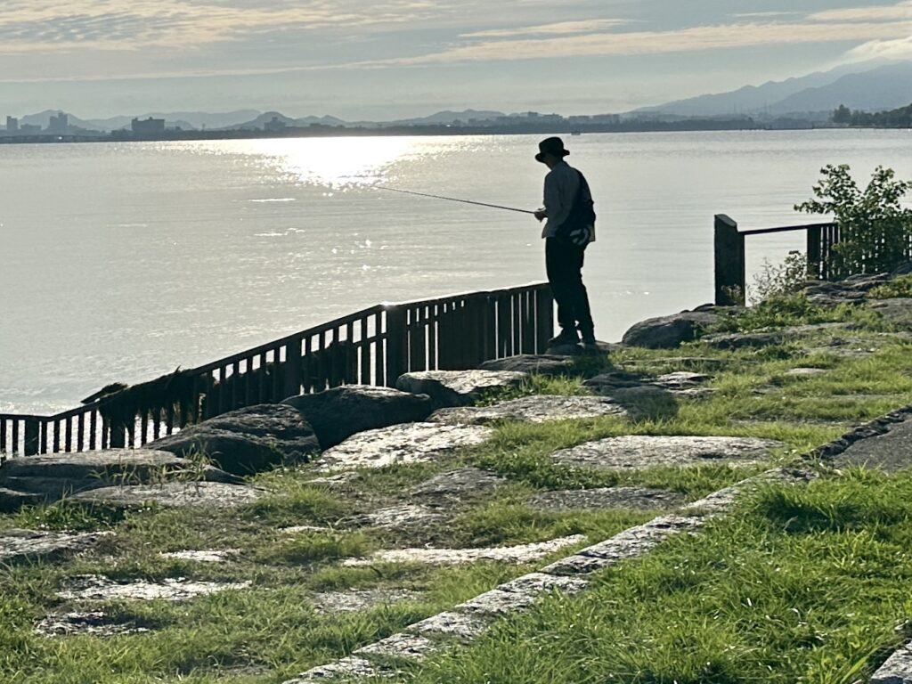 琵琶湖ランニングで見た光景