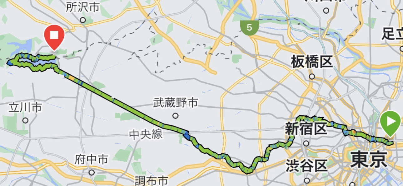 東京でウルトラマラソンの練習ができるロング走コース