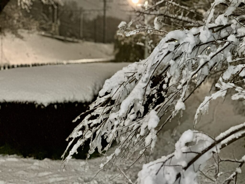 雪上ランニングでも雷に注意