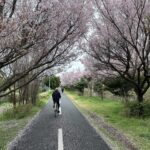 ランニング中は遅い自転車を追い抜きにくい