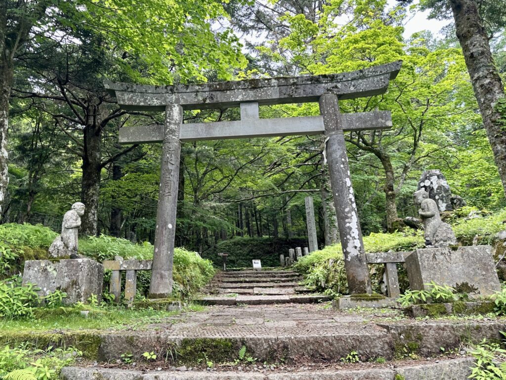 富士登山競走の試走へ、馬返し以降