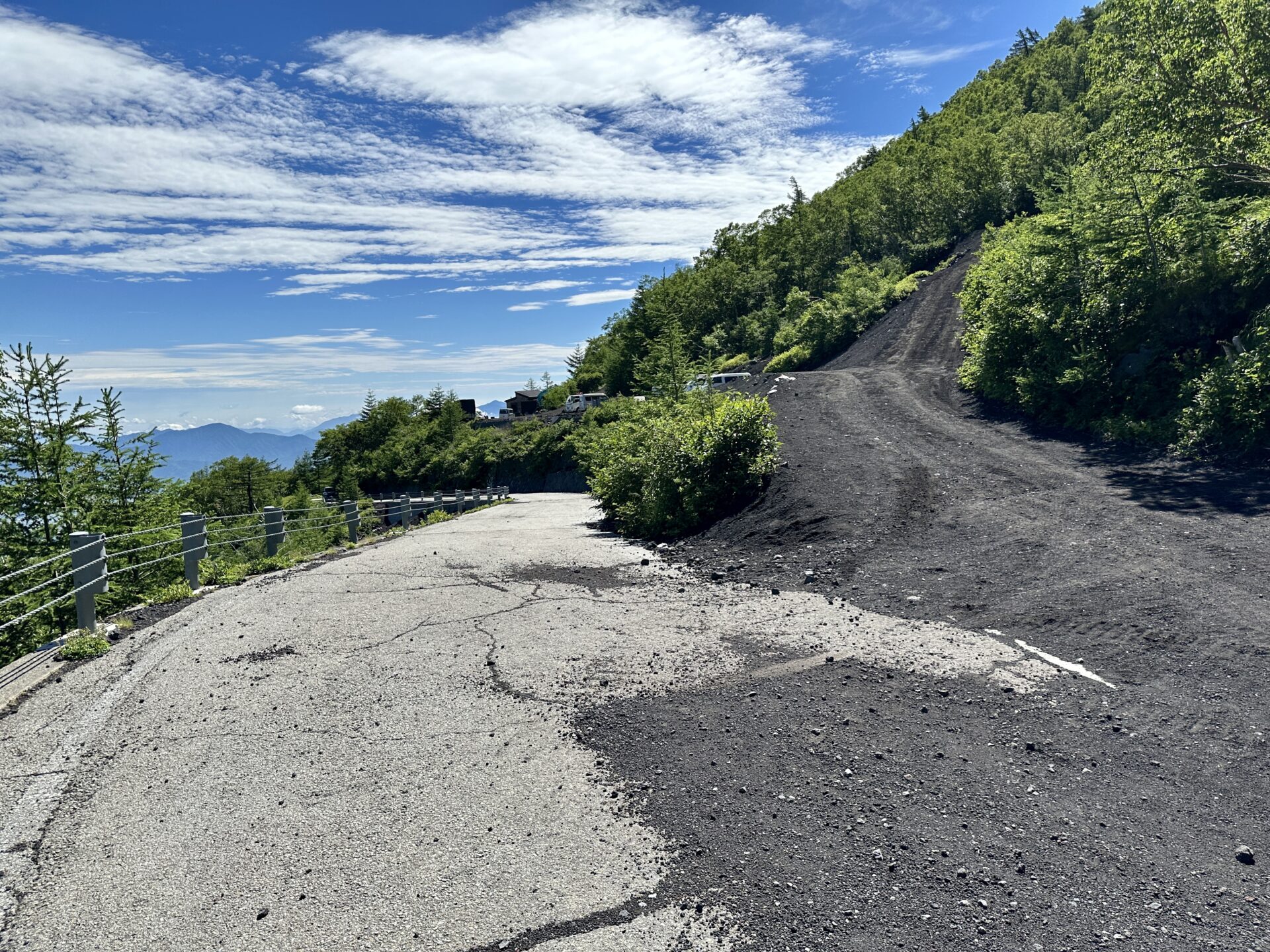 富士登山競走の五合目関門場所