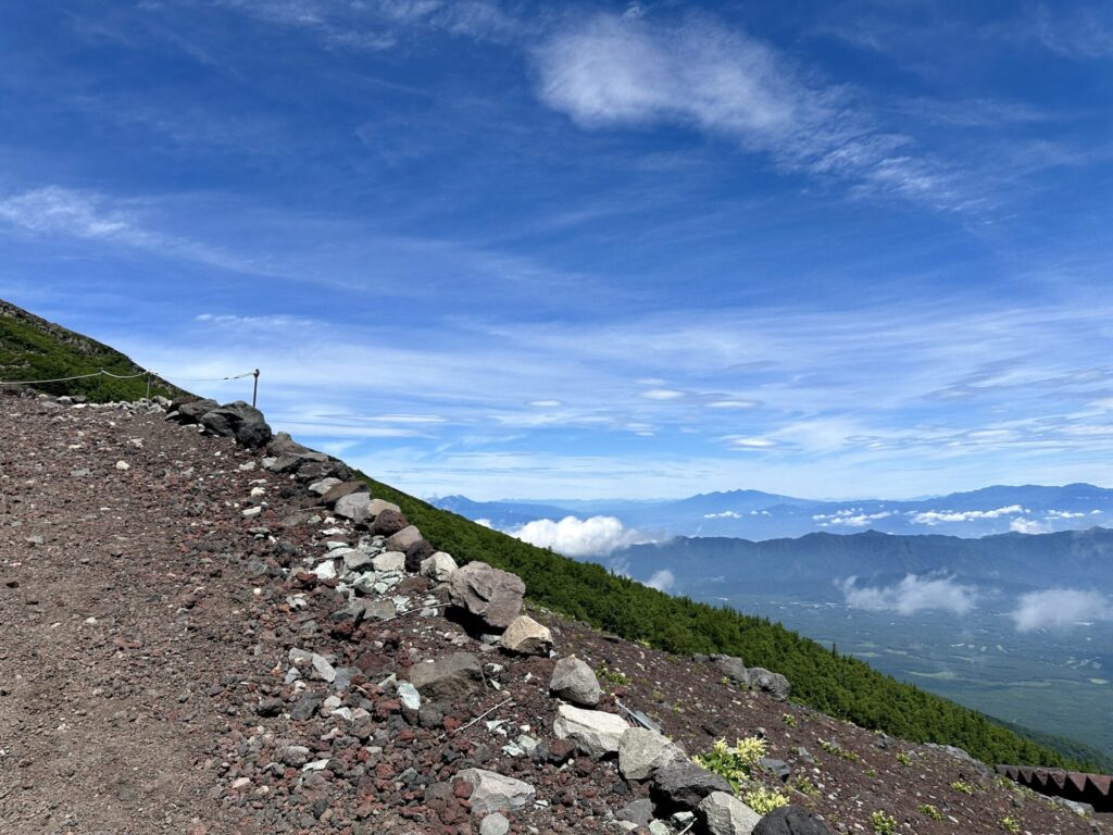 ピーカンだと暑いのが富士登山競走