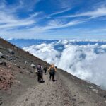 富士登山競走の試走からの下山