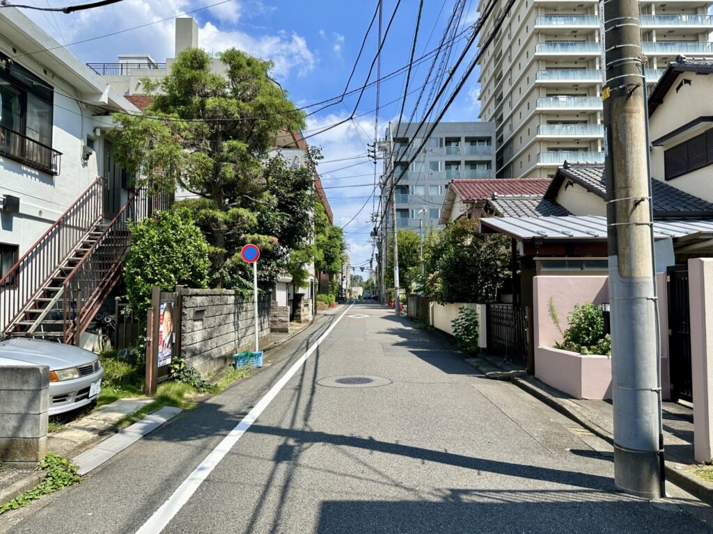 元代ゼミ町田校があった場所の道路