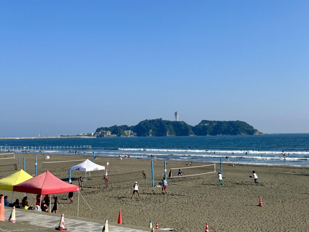 夏の江ノ島と鵠沼海岸をランニング