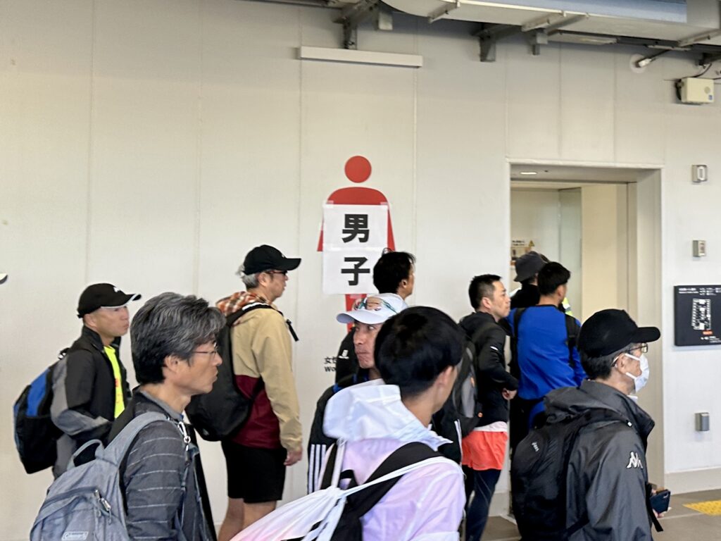 東京レガシーハーフのトイレ事情