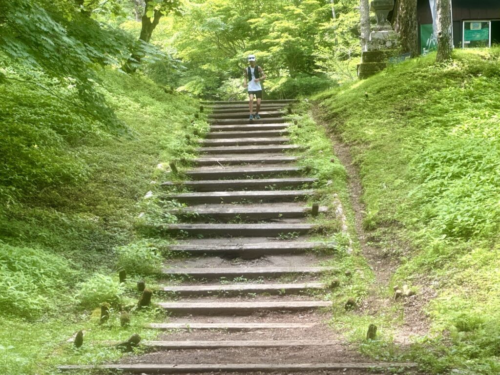 富士登山競走の試走で馬返しまで歩かない
