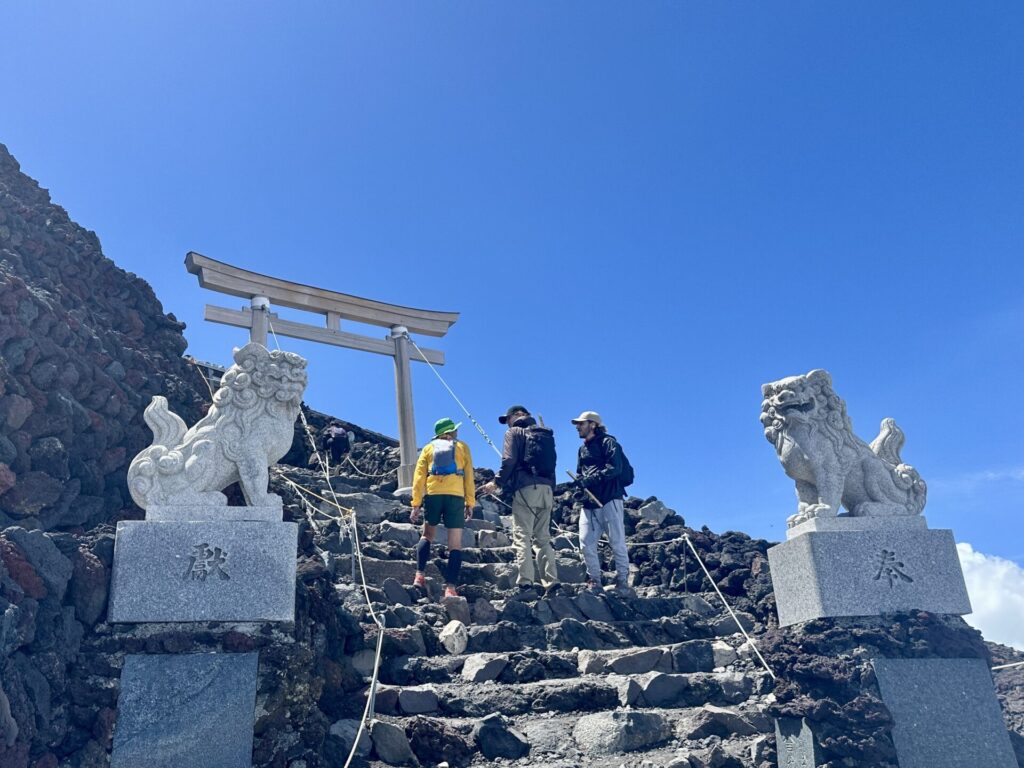 富士登山競走の試走
