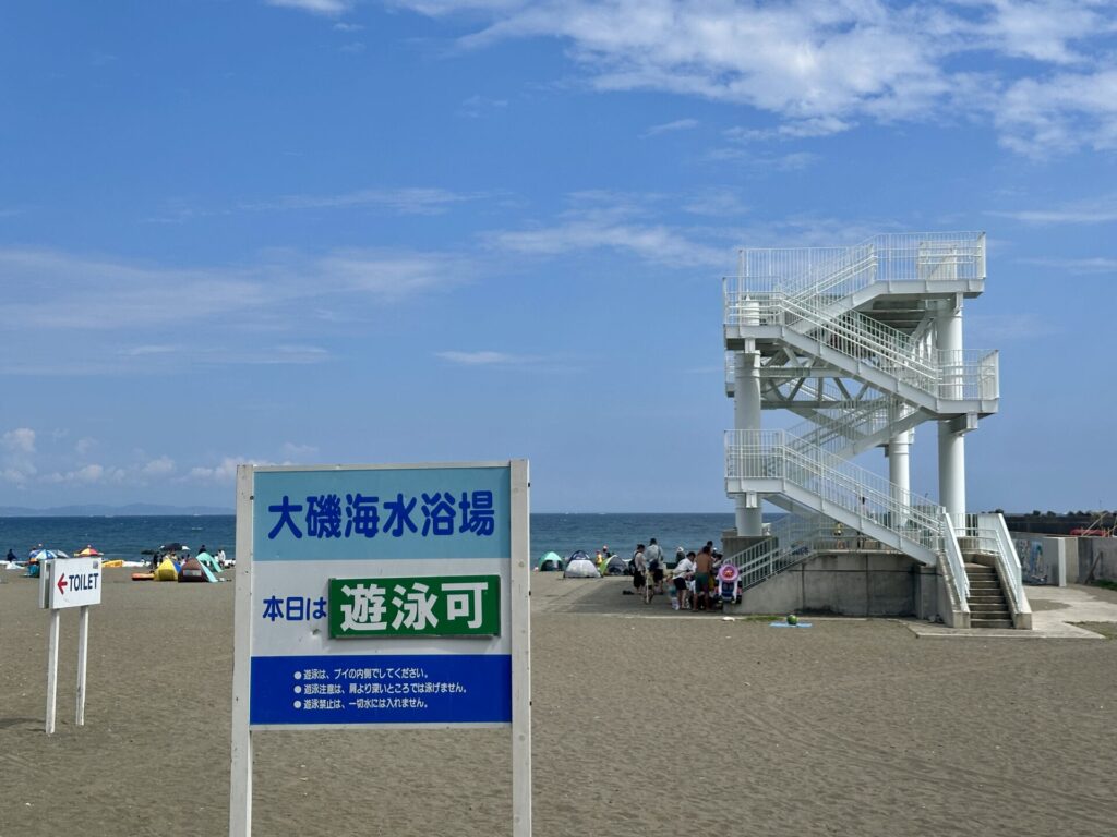 大磯海岸までランニング
