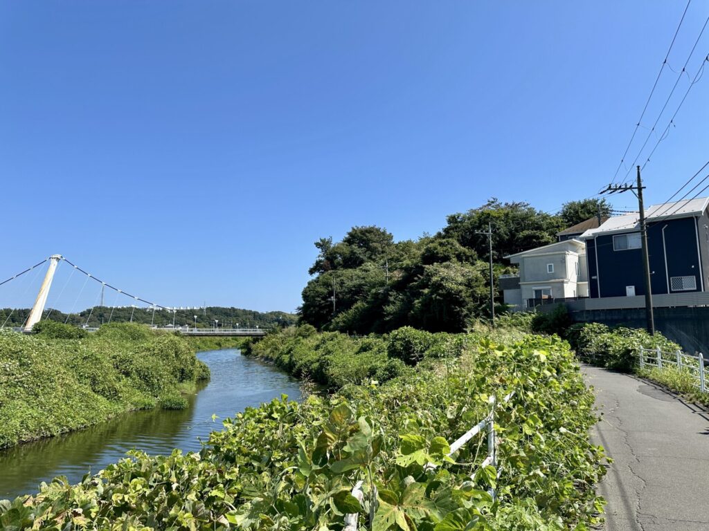 境川サイクリングコースをランニングで海へ
