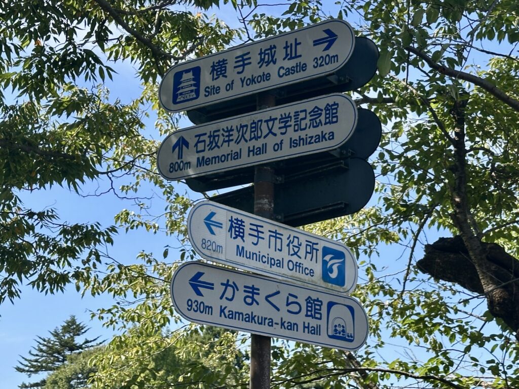 よこてシティハーフマラソンにて横手観光