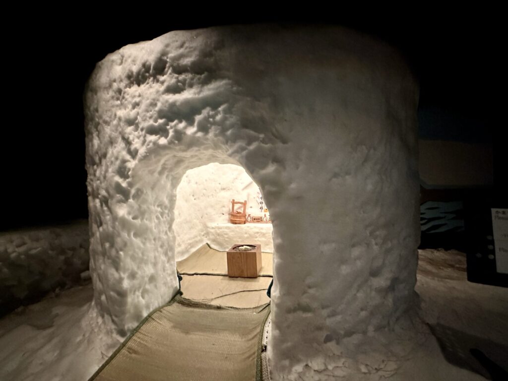 よこてシティハーフ後にかまくら館へ