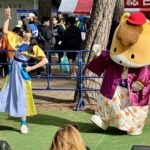 ぐんまマラソンにぐんまちゃんのショー