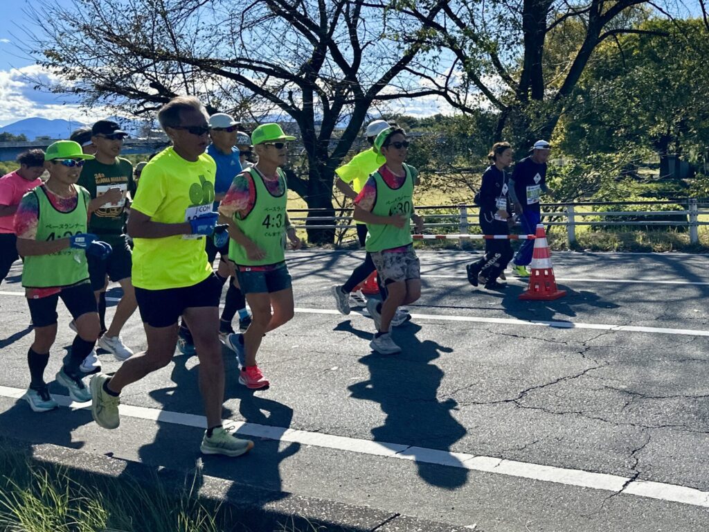 ぐんまマラソンペースランナー