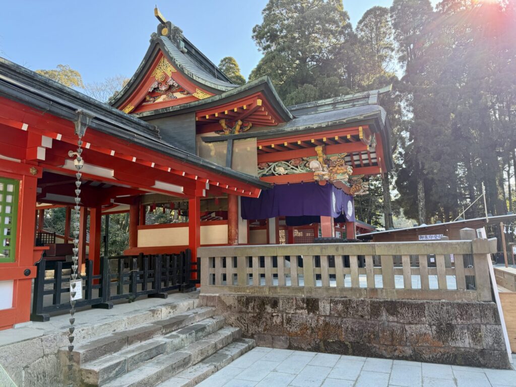 いぶすき菜の花マラソンの観光は、霧島神宮