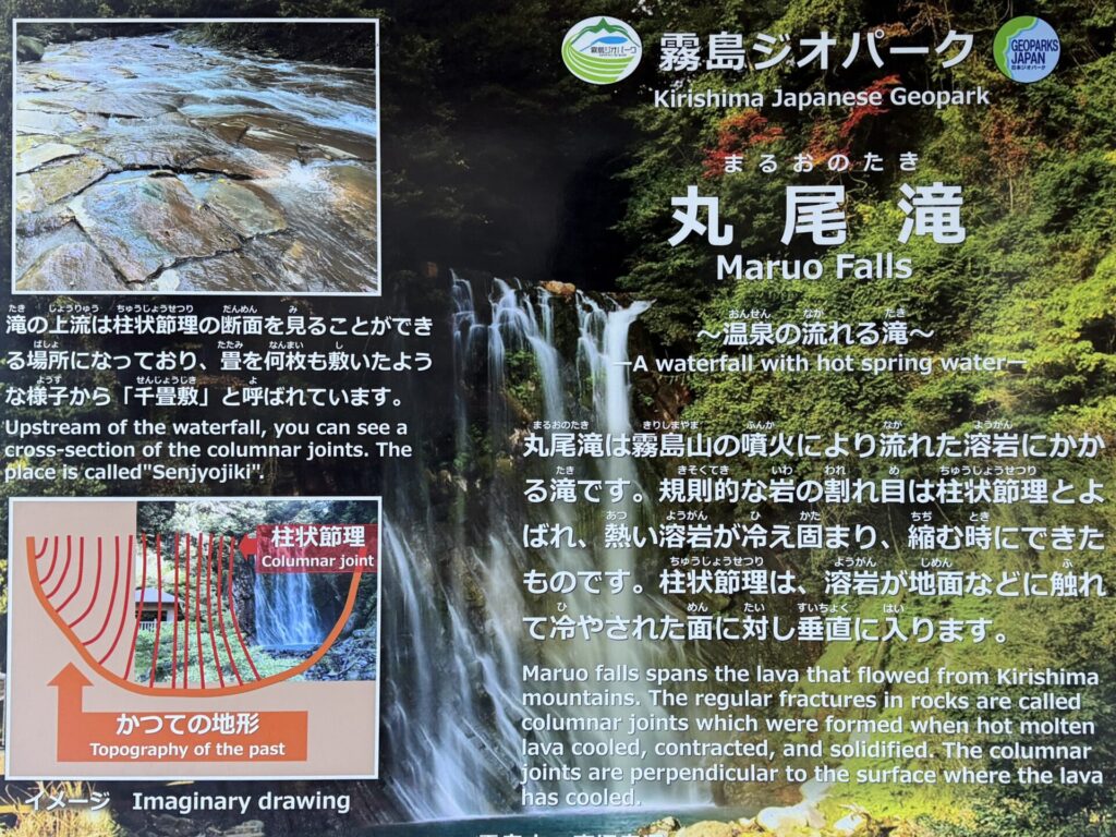 いぶすき菜の花マラソン参加時に訪れた丸尾滝