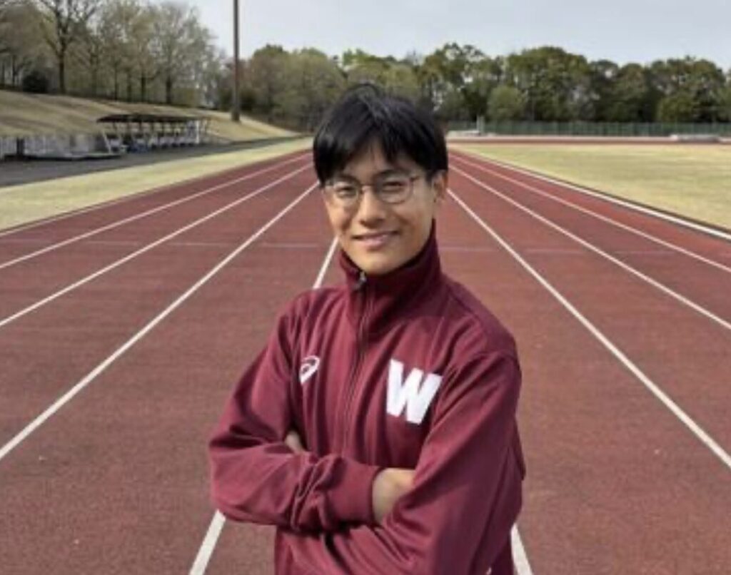 ジョギング中にすれ違った早稲田大学工藤慎作くん