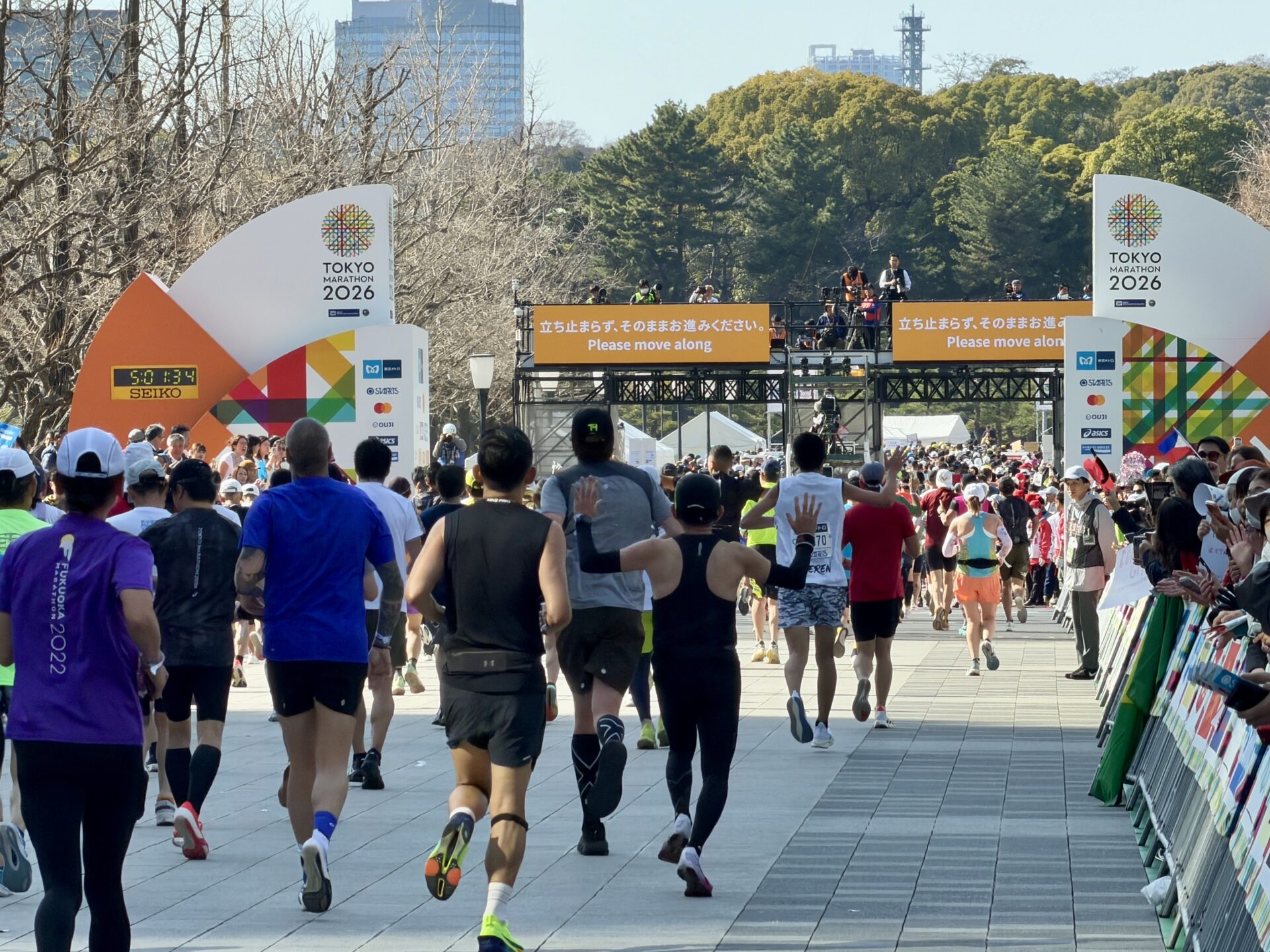 東京マラソン2026ゴールシーン