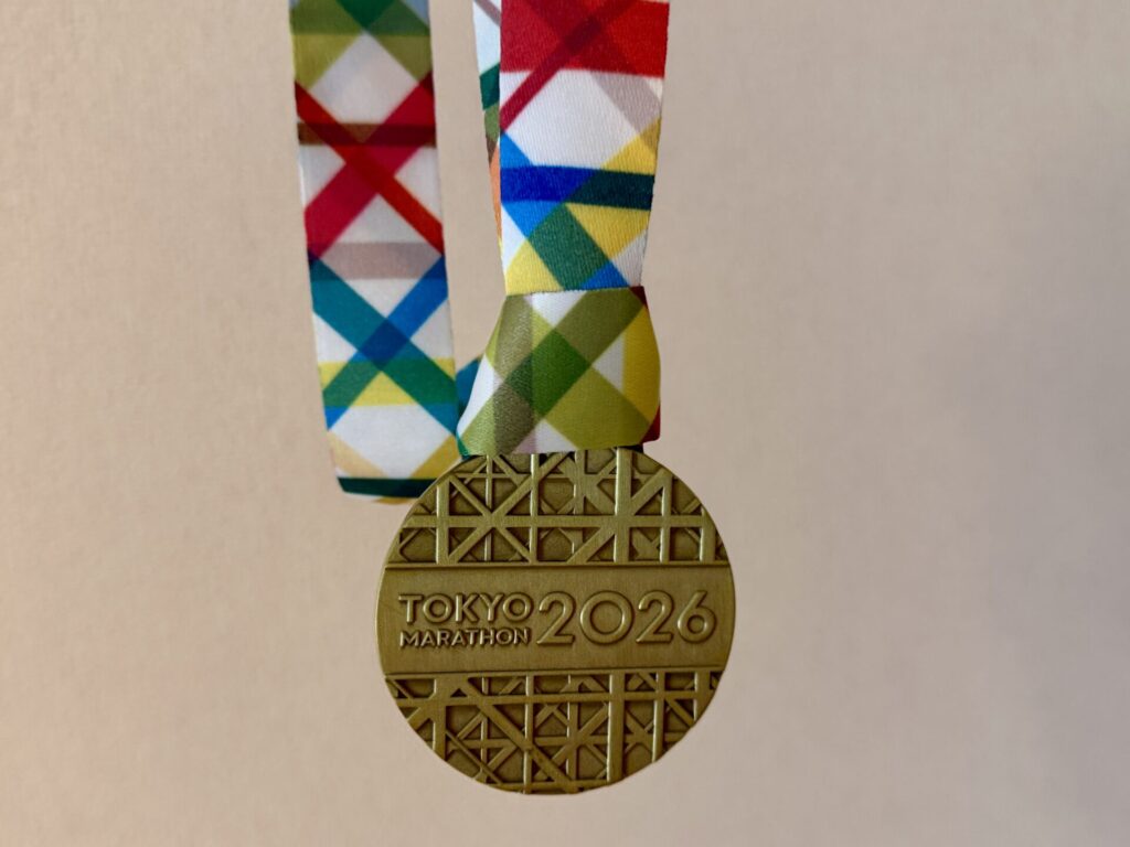 東京マラソンの完走メダル