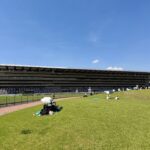 東京競馬場へランニングで来場
