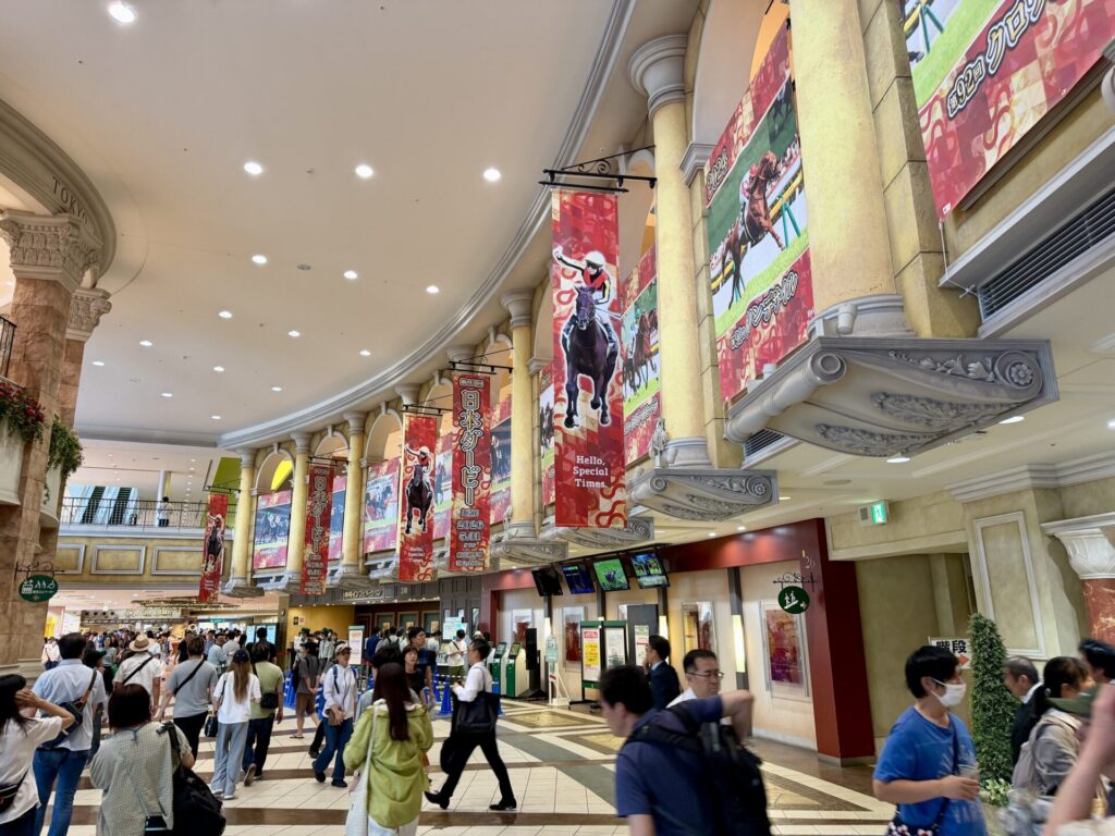 東京競馬場へランニングで向かう