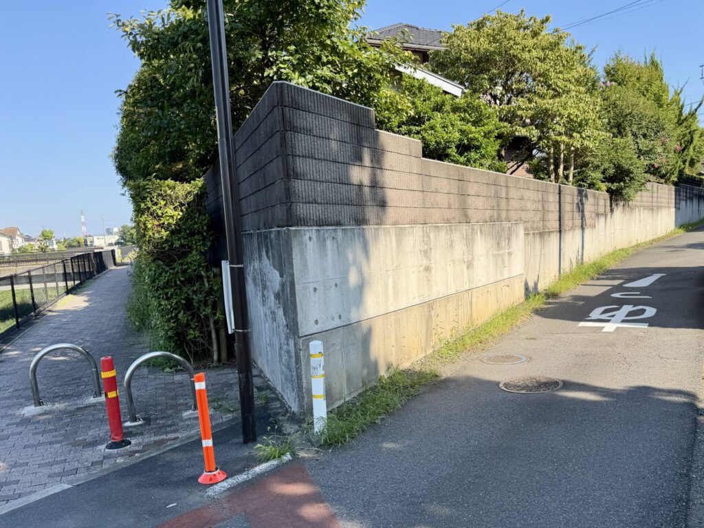 あっ!の交差点をランニング