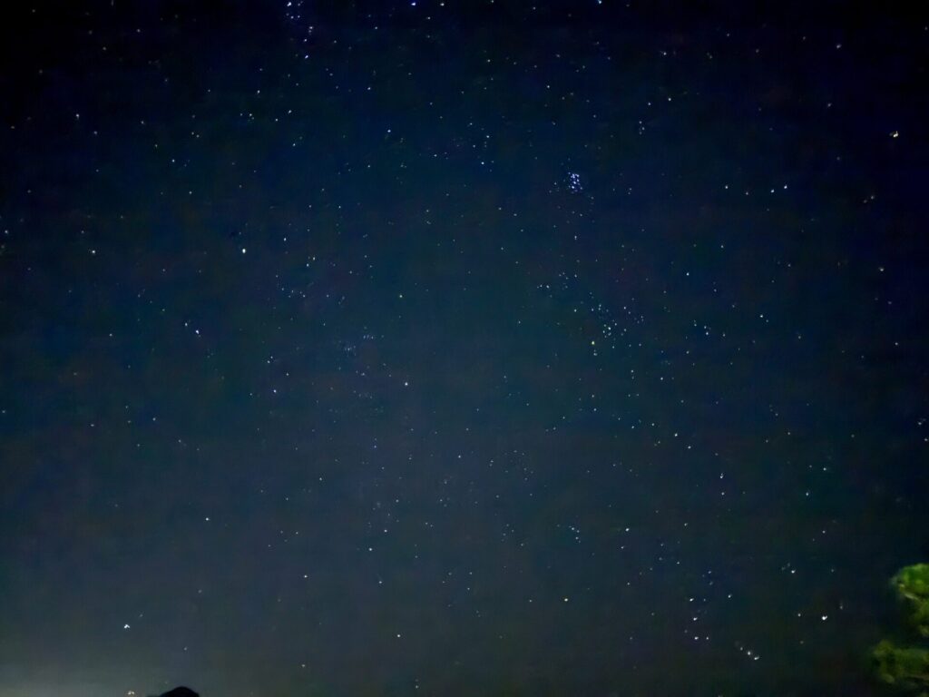 えちご・くびき野100kmの前に見た満天の星空